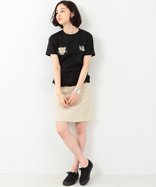 BEAMS BOY（ビームスボーイ）の「TOYO×BEAMS BOY / VIET-NAM T（Tシャツ/カットソー・レディース・ナチュラル/ブラック・ONE SIZE）」の5枚目の写真