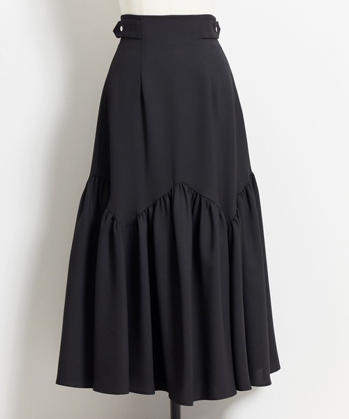 NOELA（ノエラ）の「ティアードスカート（スカート・レディース・ブラック/サックスブルー/ベージュ・M/S）」の17枚目の写真