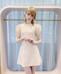 lilLilly | ハートジャガードミニワンピ(ワンピース)