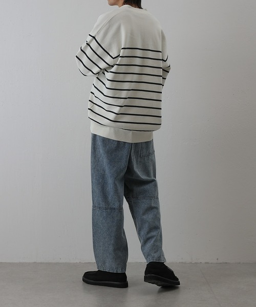 COLONY 2139（コロニートゥーワンスリーナイン）の「スポンディッシュボーダーカーディガン（カーディガン/ボレロ・メンズ・ネイビー/アイボリー・MEDIUM/LARGE）」の14枚目の写真