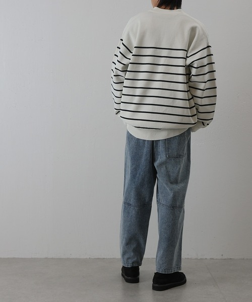 COLONY 2139（コロニートゥーワンスリーナイン）の「スポンディッシュボーダーカーディガン（カーディガン/ボレロ・メンズ・ネイビー/アイボリー・MEDIUM/LARGE）」の19枚目の写真