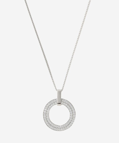 MACKINTOSH LONDON（マッキントッシュ ロンドン）の「キュービックジルコニアリングネックレス（ネックレス・レディース・シルバー/ゴールド・FREE）」の3枚目の写真