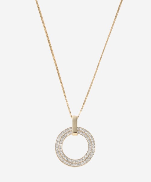 MACKINTOSH LONDON（マッキントッシュ ロンドン）の「キュービックジルコニアリングネックレス（ネックレス・レディース・シルバー/ゴールド・FREE）」の5枚目の写真