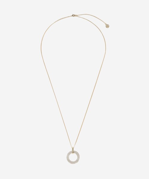 MACKINTOSH LONDON（マッキントッシュ ロンドン）の「キュービックジルコニアリングネックレス（ネックレス・レディース・シルバー/ゴールド・FREE）」の6枚目の写真