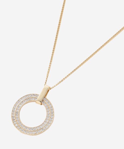 MACKINTOSH LONDON（マッキントッシュ ロンドン）の「キュービックジルコニアリングネックレス（ネックレス・レディース・シルバー/ゴールド・FREE）」の7枚目の写真
