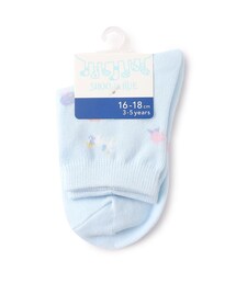 ◆ユニコーン総柄ショート丈ソックス