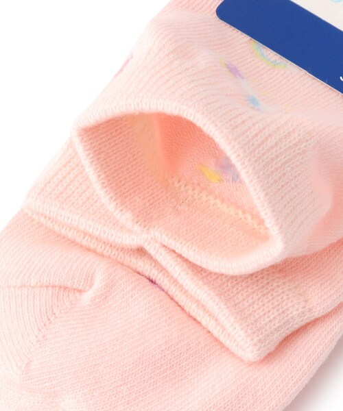 SHOO・LA・RUE（シューラルー）の「◆ユニコーン総柄ショート丈ソックス（ソックス/靴下・キッズ・ピンク系8/ライトパープル/サックスブルー系3・53/59/56）」の4枚目の写真