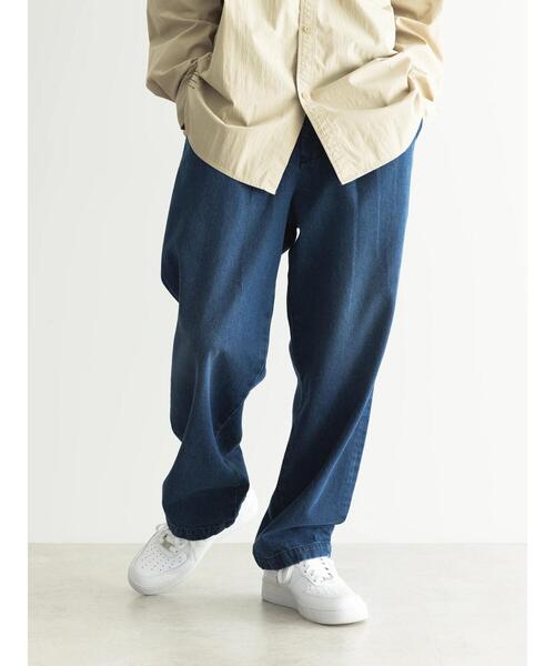 CRAFT STANDARD BOUTIQUE（クラフトスタンダードブティック）の「3タックデニムスラックス（デニムパンツ・メンズ・インディゴブルー/ダークインディゴブルー・L/LL/M）」の3枚目の写真