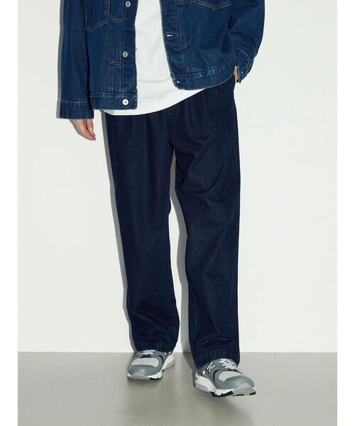 CRAFT STANDARD BOUTIQUE（クラフトスタンダードブティック）の「3タックデニムスラックス（デニムパンツ・メンズ・インディゴブルー/ダークインディゴブルー・L/LL/M）」の6枚目の写真