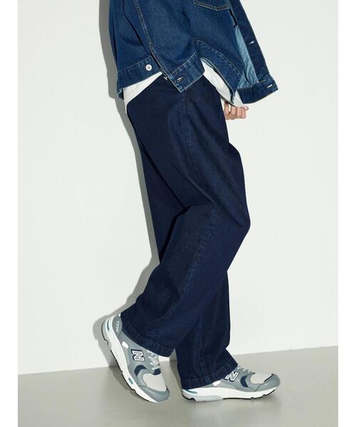 CRAFT STANDARD BOUTIQUE（クラフトスタンダードブティック）の「3タックデニムスラックス（デニムパンツ・メンズ・インディゴブルー/ダークインディゴブルー・L/LL/M）」の7枚目の写真