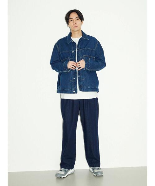 CRAFT STANDARD BOUTIQUE（クラフトスタンダードブティック）の「3タックデニムスラックス（デニムパンツ・メンズ・インディゴブルー/ダークインディゴブルー・L/LL/M）」の9枚目の写真