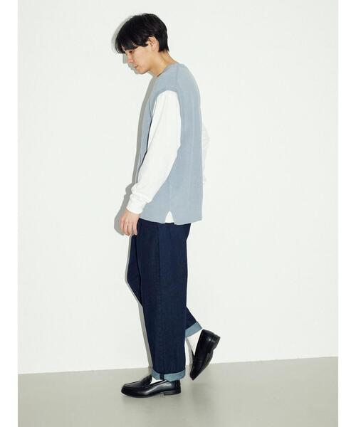 CRAFT STANDARD BOUTIQUE（クラフトスタンダードブティック）の「3タックデニムスラックス（デニムパンツ・メンズ・インディゴブルー/ダークインディゴブルー・L/LL/M）」の15枚目の写真