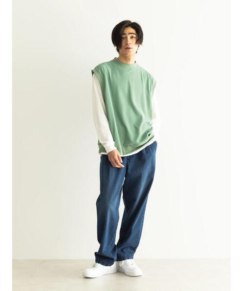 CRAFT STANDARD BOUTIQUE（クラフトスタンダードブティック）の「3タックデニムスラックス（デニムパンツ・メンズ・インディゴブルー/ダークインディゴブルー・L/LL/M）」の21枚目の写真