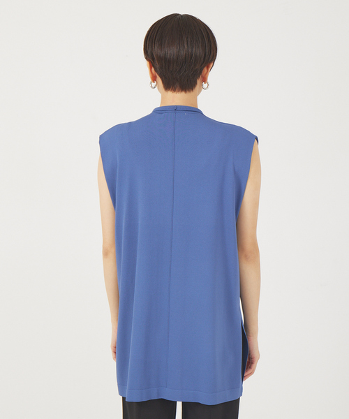 qualite（カリテ）の「レーヨンストレッチニットジレ（ニット/セーター・レディース・イエロー/ブラック/ブルー・フリー）」の21枚目の写真