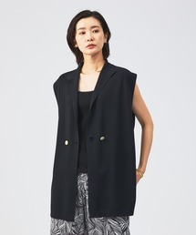 qualite | レーヨンストレッチニットジレ(ニット/セーター)