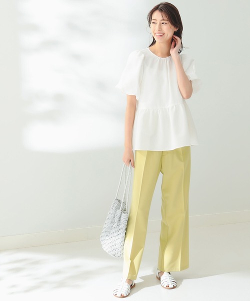 B:MING by BEAMS(ビーミングバイビームス)の「B:MING by BEAMS / シアサッカー ブラウス(シャツ/ブラウス・レディース・サックスブルー/ピンク/オフホワイト・MEDIUM/SMALL)」の4枚目の写真
