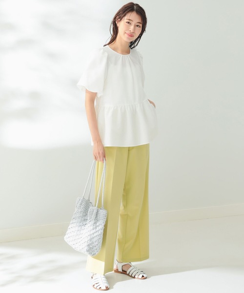 B:MING by BEAMS(ビーミングバイビームス)の「B:MING by BEAMS / シアサッカー ブラウス(シャツ/ブラウス・レディース・サックスブルー/ピンク/オフホワイト・MEDIUM/SMALL)」の5枚目の写真