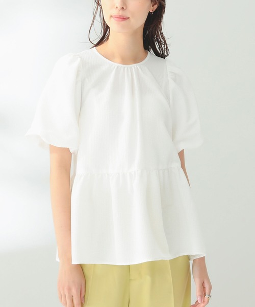 B:MING by BEAMS(ビーミングバイビームス)の「B:MING by BEAMS / シアサッカー ブラウス(シャツ/ブラウス・レディース・サックスブルー/ピンク/オフホワイト・MEDIUM/SMALL)」の13枚目の写真