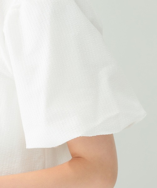 B:MING by BEAMS(ビーミングバイビームス)の「B:MING by BEAMS / シアサッカー ブラウス(シャツ/ブラウス・レディース・サックスブルー/ピンク/オフホワイト・MEDIUM/SMALL)」の18枚目の写真
