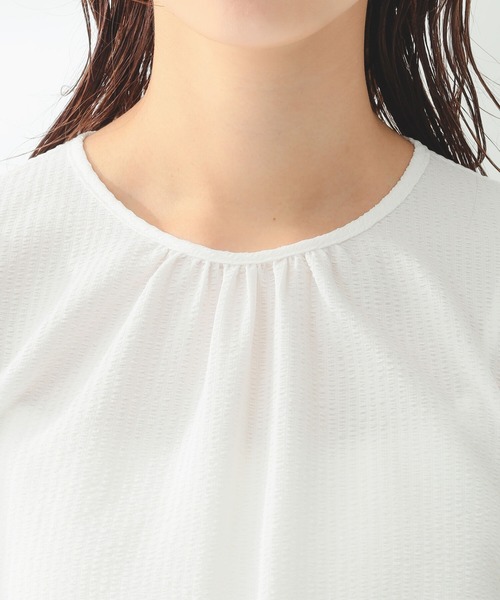 B:MING by BEAMS(ビーミングバイビームス)の「B:MING by BEAMS / シアサッカー ブラウス(シャツ/ブラウス・レディース・サックスブルー/ピンク/オフホワイト・MEDIUM/SMALL)」の17枚目の写真
