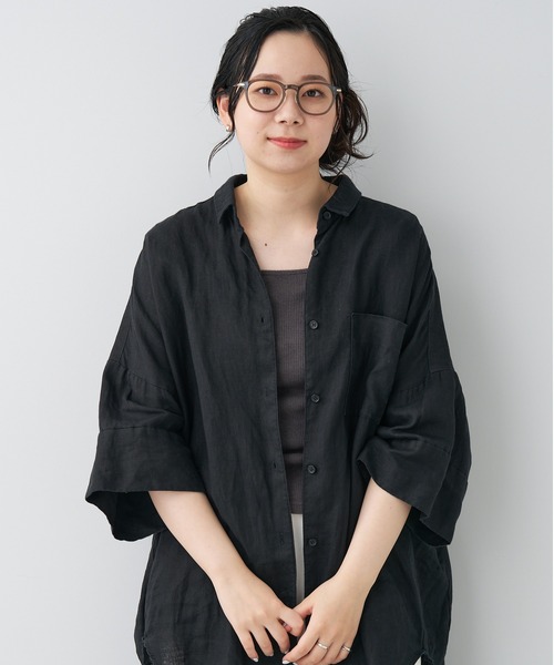 Zoff(ゾフ)の「ウェリントン型 めがね|Zoff SMART CLASSIC(ゾフ・スマート・クラシック)(メガネ・レディース・ブラック/グレー/ブラウン/グリーン/ライトグレー・FREE)」の19枚目の写真