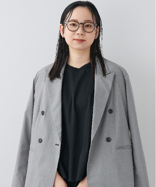 Zoff(ゾフ)の「ウェリントン型 めがね|Zoff SMART CLASSIC(ゾフ・スマート・クラシック)(メガネ・レディース・ブラック/グレー/ブラウン/グリーン/ライトグレー・FREE)」の21枚目の写真