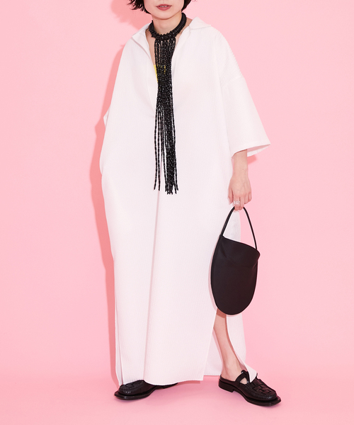 CITYSHOP(シティーショップ)の「POCO POCO ポロ DRESS:ワンピース(ワンピース・レディース・ブラック/ホワイト・36/38)」の1枚目の写真