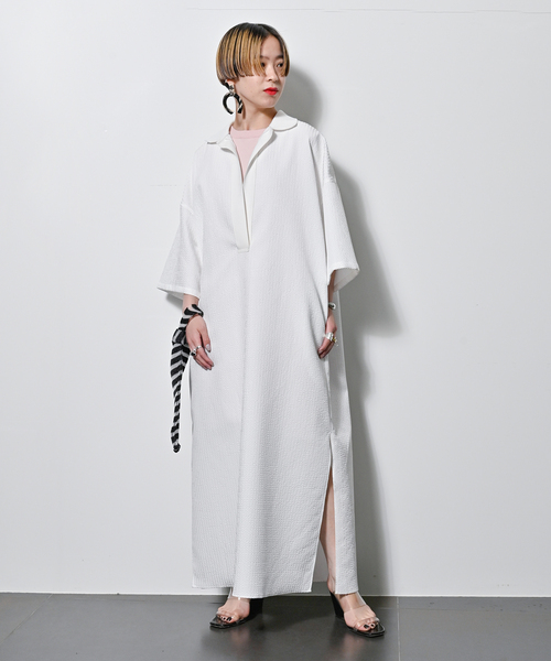 CITYSHOP(シティーショップ)の「POCO POCO ポロ DRESS:ワンピース(ワンピース・レディース・ブラック/ホワイト・36/38)」の17枚目の写真