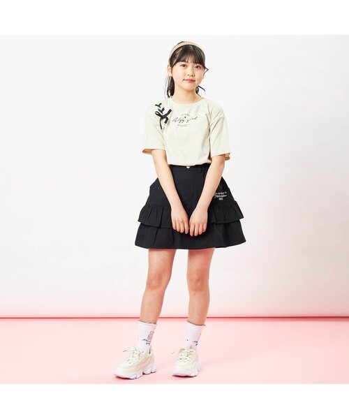 algy（アルジー）の「クマシアークルーソックス（ソックス/靴下・キッズ・ミント/ブラック/オフホワイト・24/21）」の7枚目の写真