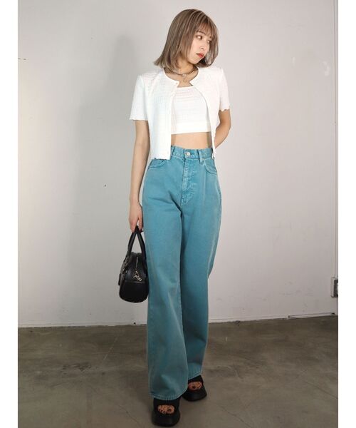 EMODA（エモダ）の「コンパクトカーディガンツインセット（アンサンブル・レディース・ホワイト/ブラック/グリーン/その他/その他1・FREE）」の12枚目の写真