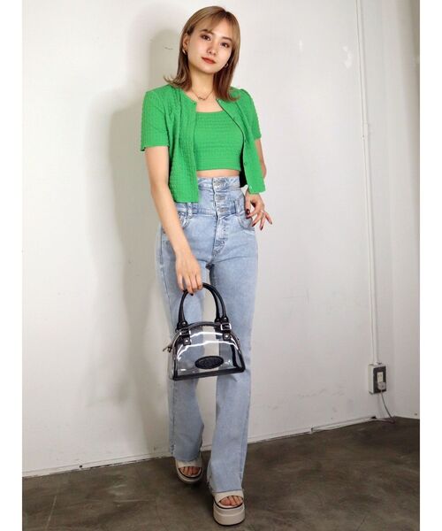 EMODA（エモダ）の「コンパクトカーディガンツインセット（アンサンブル・レディース・ホワイト/ブラック/グリーン/その他/その他1・FREE）」の20枚目の写真