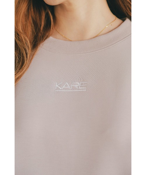 KARE(ケア)の「【KARE】ロゴプルオーバー(スウェット・レディース・グレー/ブラック・FREE)」の19枚目の写真