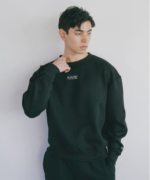 KARE(ケア)の「【KARE】ロゴプルオーバー(スウェット・レディース・グレー/ブラック・FREE)」の17枚目の写真