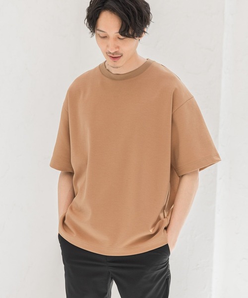 GLOBAL WORK(グローバルワーク)の「ライトクッションCOOLクルー/半袖/163730(Tシャツ/カットソー・メンズ・ライトグレー/ブルー/グリーン/ホワイト系その他2/ベージュ系その他3/チャコールグレー/ブラック・X-LARGE/SMALL/LARGE/MEDIUM)」の6枚目の写真