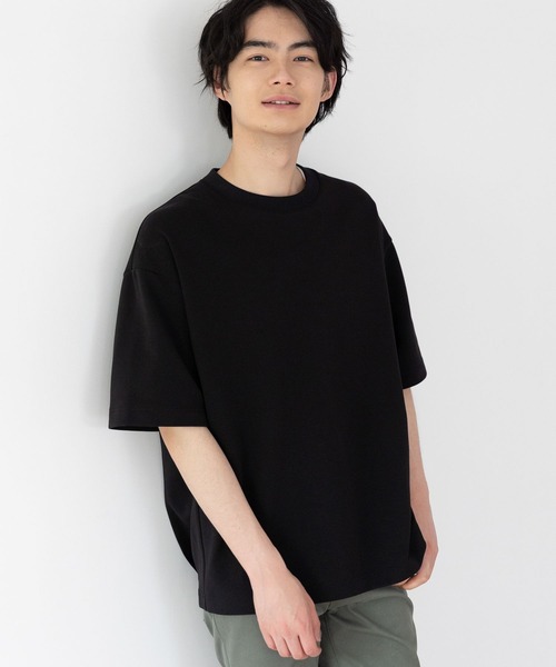 GLOBAL WORK(グローバルワーク)の「ライトクッションCOOLクルー/半袖/163730(Tシャツ/カットソー・メンズ・ライトグレー/ブルー/グリーン/ホワイト系その他2/ベージュ系その他3/チャコールグレー/ブラック・X-LARGE/SMALL/LARGE/MEDIUM)」の3枚目の写真