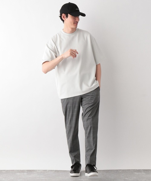 GLOBAL WORK(グローバルワーク)の「ライトクッションCOOLクルー/半袖/163730(Tシャツ/カットソー・メンズ・ライトグレー/ブルー/グリーン/ホワイト系その他2/ベージュ系その他3/チャコールグレー/ブラック・X-LARGE/SMALL/LARGE/MEDIUM)」の8枚目の写真