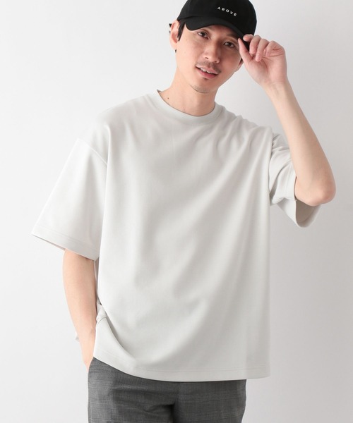 GLOBAL WORK(グローバルワーク)の「ライトクッションCOOLクルー/半袖/163730(Tシャツ/カットソー・メンズ・ライトグレー/ブルー/グリーン/ホワイト系その他2/ベージュ系その他3/チャコールグレー/ブラック・X-LARGE/SMALL/LARGE/MEDIUM)」の9枚目の写真