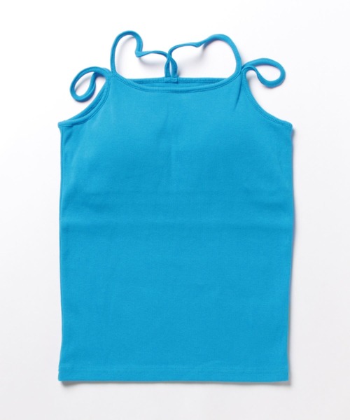 Lull（ルル）の「【Lull / ルル】リサイクルコットン カップ付きキャミソール（タンクトップ・レディース・ブラウン/ホワイト/ブラック/ブルー・ONESIZE）」の12枚目の写真