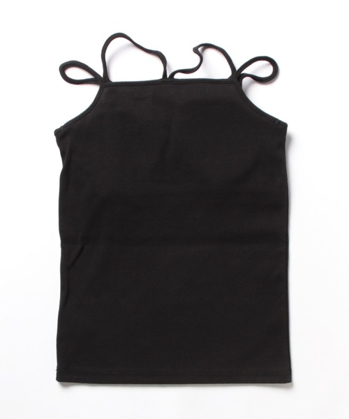 Lull（ルル）の「【Lull / ルル】リサイクルコットン カップ付きキャミソール（タンクトップ・レディース・ブラウン/ホワイト/ブラック/ブルー・ONESIZE）」の13枚目の写真