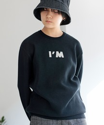 ARCH & LINE（アーチアンドライン）の「オーガニックコットンロゴ入りクルーネックセーター OG COTTON I’M KNIT PO（ニット/セーター）」