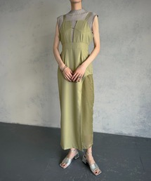 &g'aime | 【&g’aime】ダブルストラップキャミワンピース(ワンピース)