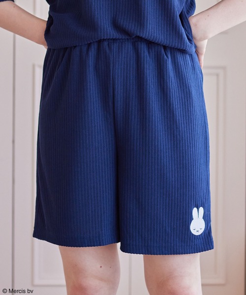 Miffy( ミッフィー)の「【miffy/ミッフィー】パイルリブショートパンツ/ルームウェア(上下別売り)(ルームウェア/パジャマ・レディース・アイボリー/グレー/ネイビー/ホワイト系その他/グレー系その他・LL/M/L)」の8枚目の写真