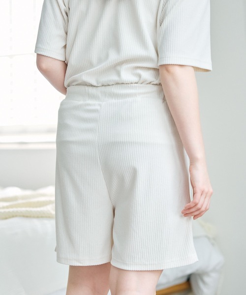 Miffy（ ミッフィー）の「【miffy/ミッフィー】パイルリブショートパンツ/ルームウェア（上下別売り）（ルームウェア/パジャマ・レディース・アイボリー/グレー/ネイビー/ホワイト系その他/グレー系その他・LL/M/L）」の6枚目の写真
