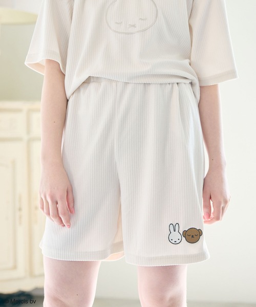 Miffy( ミッフィー)の「【miffy/ミッフィー】パイルリブショートパンツ/ルームウェア(上下別売り)(ルームウェア/パジャマ・レディース・アイボリー/グレー/ネイビー/ホワイト系その他/グレー系その他・LL/M/L)」の16枚目の写真