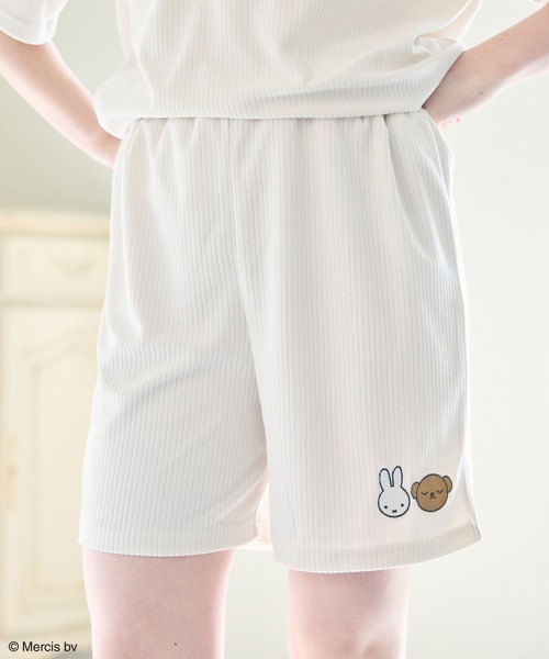 Miffy( ミッフィー)の「【miffy/ミッフィー】パイルリブショートパンツ/ルームウェア(上下別売り)(ルームウェア/パジャマ・レディース・アイボリー/グレー/ネイビー/ホワイト系その他/グレー系その他・LL/M/L)」の17枚目の写真