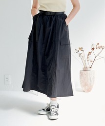 ECRIRE | ベルト付きミリタリーカーゴスカート(スカート)