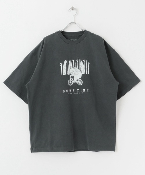 URBAN RESEARCH Sonny Label（アーバンリサーチサニーレーベル）の「ベアーモチーフグラフィックTシャツ（Tシャツ/カットソー・メンズ・レッド/チャコールグレー/オフホワイト・LARGE/MEDIUM）」の14枚目の写真