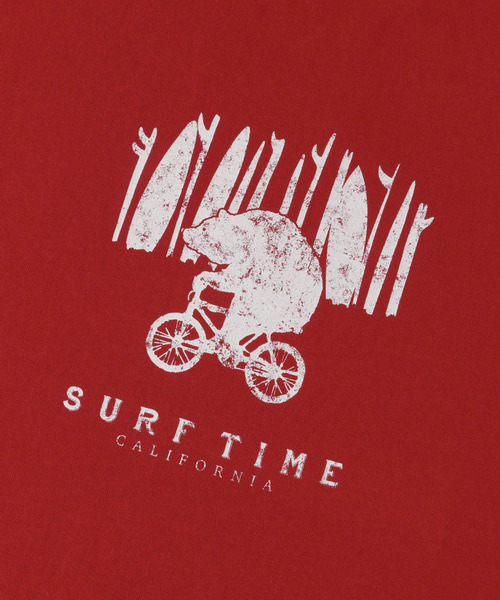 URBAN RESEARCH Sonny Label（アーバンリサーチサニーレーベル）の「ベアーモチーフグラフィックTシャツ（Tシャツ/カットソー・メンズ・レッド/チャコールグレー/オフホワイト・LARGE/MEDIUM）」の18枚目の写真