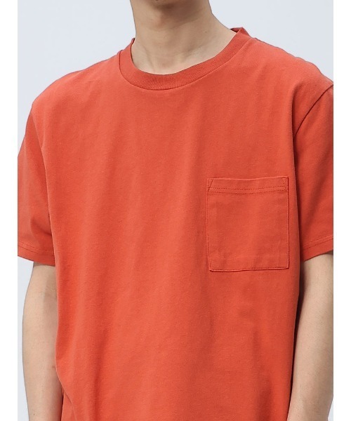 Goodwear(グッドウェア)の「Goodwear USAコットン ポケット クルーネック Tシャツ REGULAR 2W7-2500(Tシャツ/カットソー・メンズ・ホワイト/ネイビー/グリーン/ダークグレー/ブラック/オレンジ・L/LL/M)」の15枚目の写真