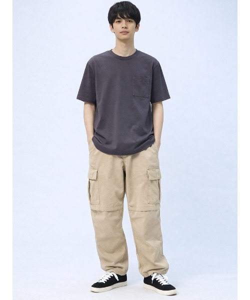 Goodwear(グッドウェア)の「Goodwear USAコットン ポケット クルーネック Tシャツ REGULAR 2W7-2500(Tシャツ/カットソー・メンズ・ホワイト/ネイビー/グリーン/ダークグレー/ブラック/オレンジ・L/LL/M)」の20枚目の写真